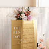 Gold Acrylic Wedding Welcome Sign